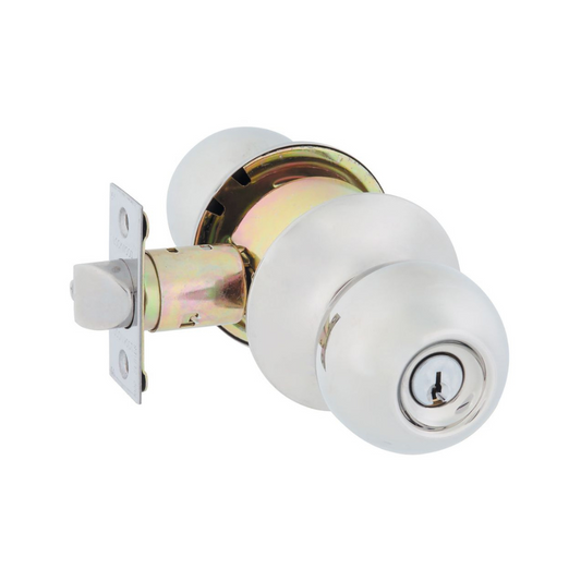 Lockwood Symmetry® Series - Imperial Knobset Polished Stainless Steel