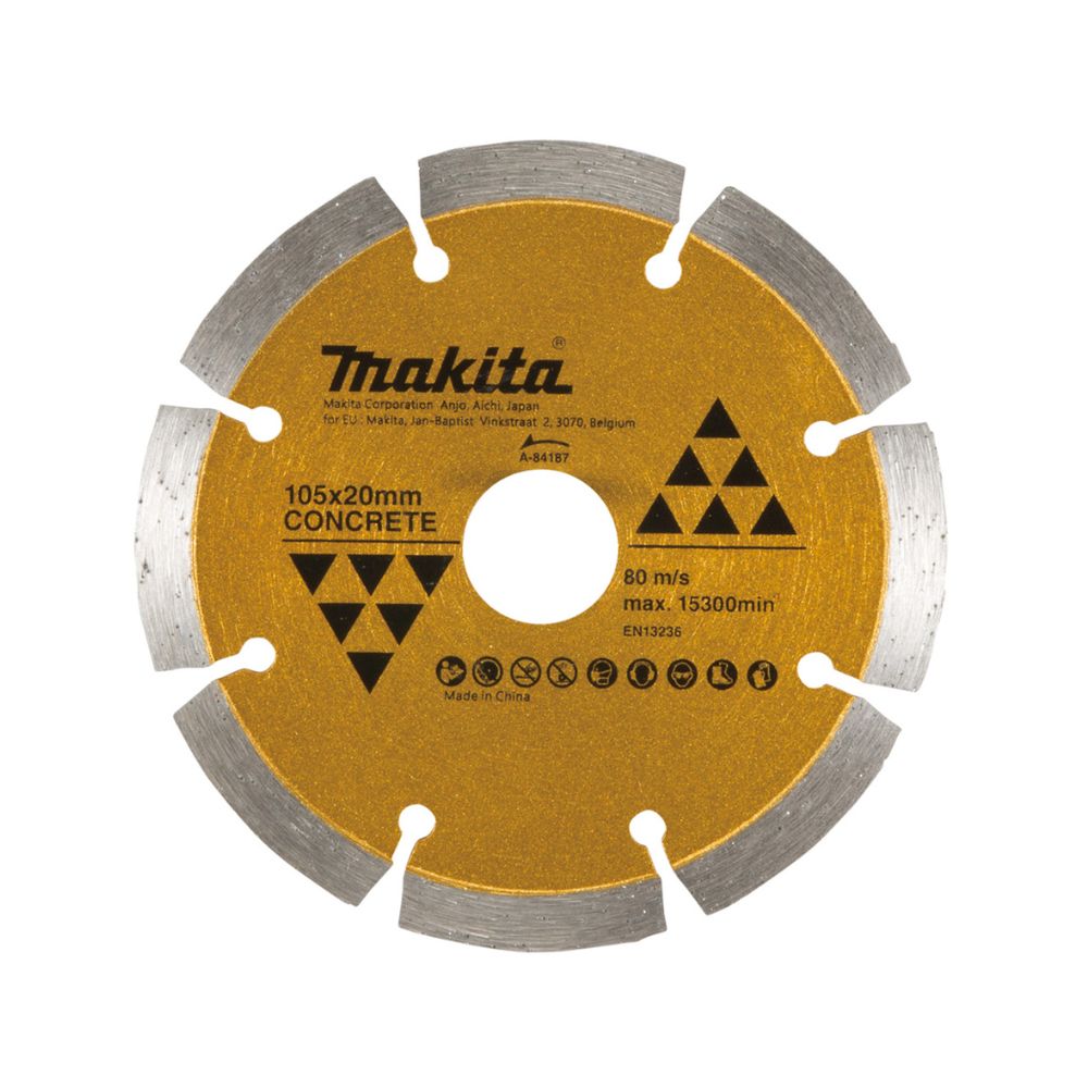 Makita Diamond Saw Blade Segmented, 105mm x 20/16mm