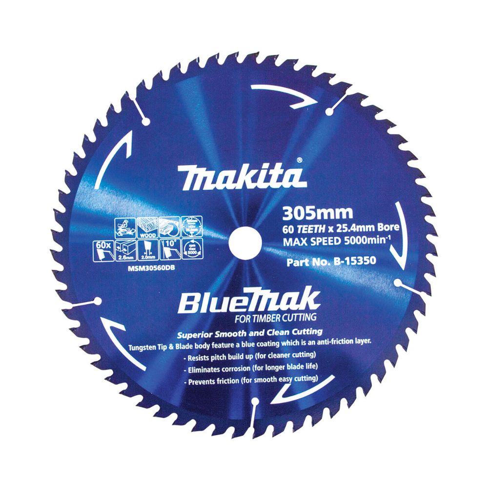 Makita BlueMak Circular Saw Blade 305mm x 60T - TCT