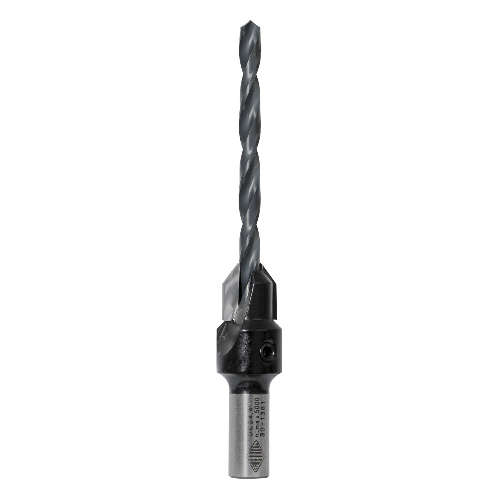 Carbitool Carbide Tipped Drill Countersink 3.2mm TCT, 8mm Shank