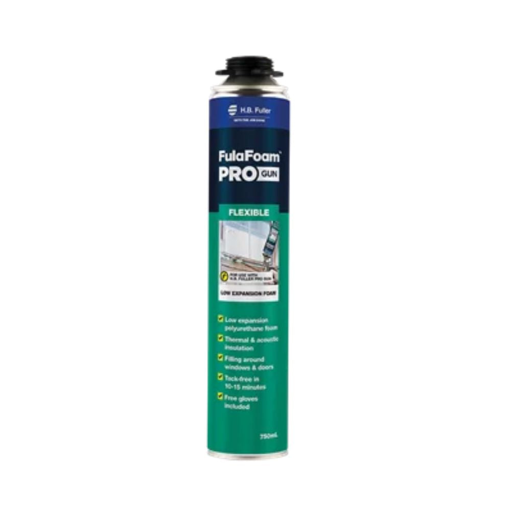 H.B. Fuller FulaFoam™ PRO Flexible Low Expansion Foam 750ml (500g)