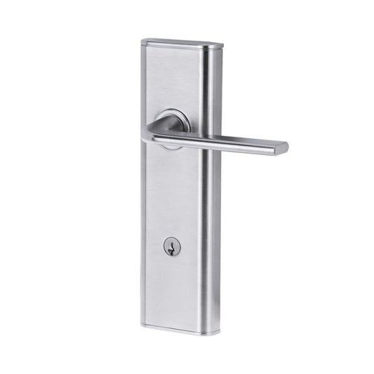 Lockwood Nexion Glide Mechanical Entrance Lever Lockset- Satin Chrome Pearl