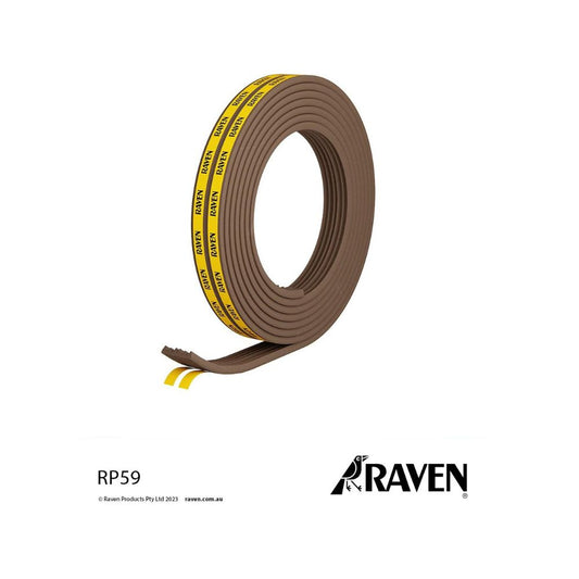 Raven RP59 - Window & Door Weather Strip - 2mm to 4mm Brown