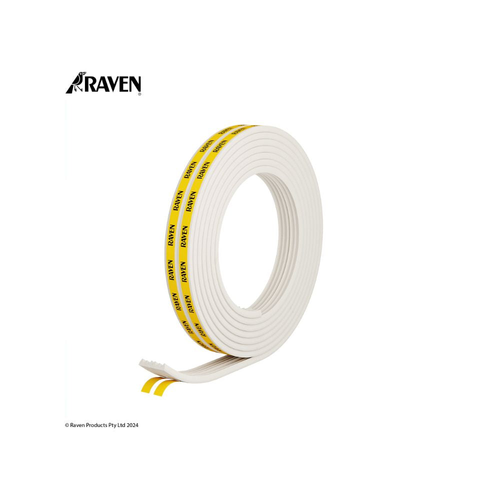 Raven RP59 - Window & Door Weather Strip White