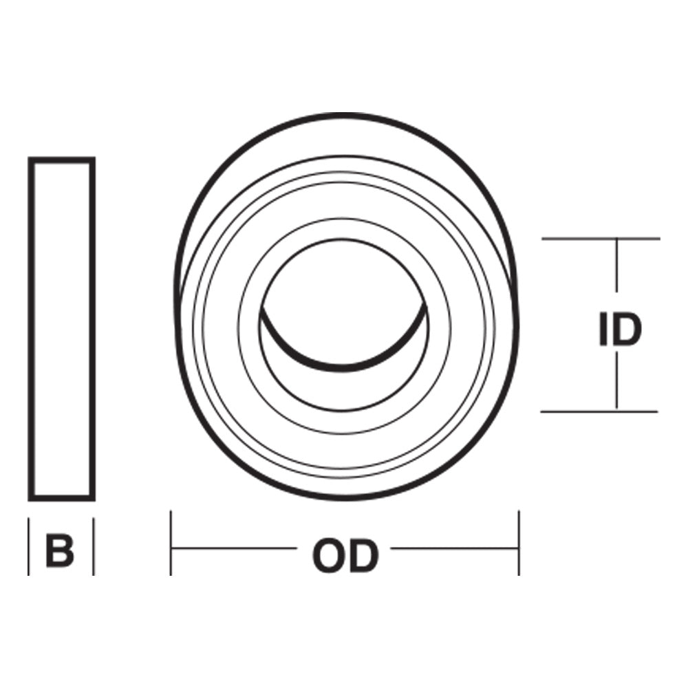 Carbitool Ball Bearing O.D.-1/2(12.7mm) I.D 4.8mm