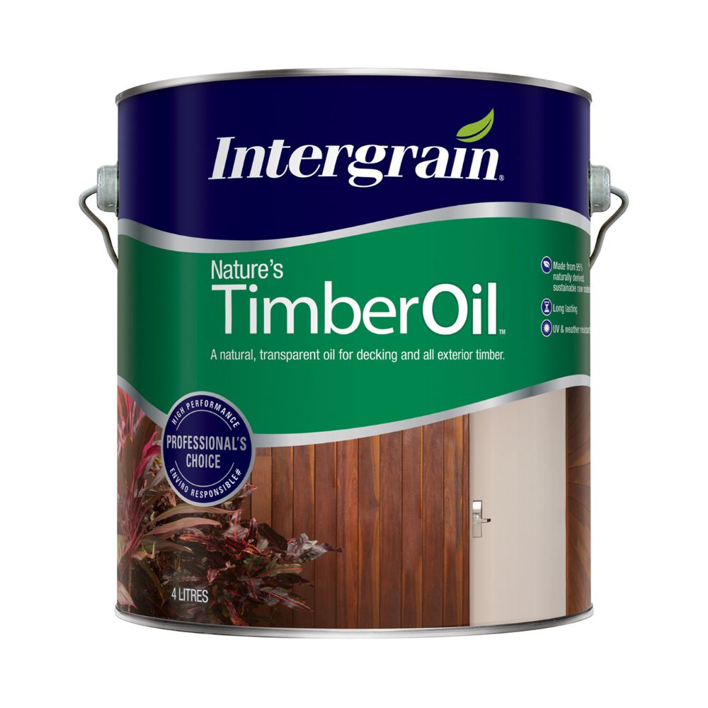 Intergrain 4 Litre Natural Exterior Nature's Timber Oil