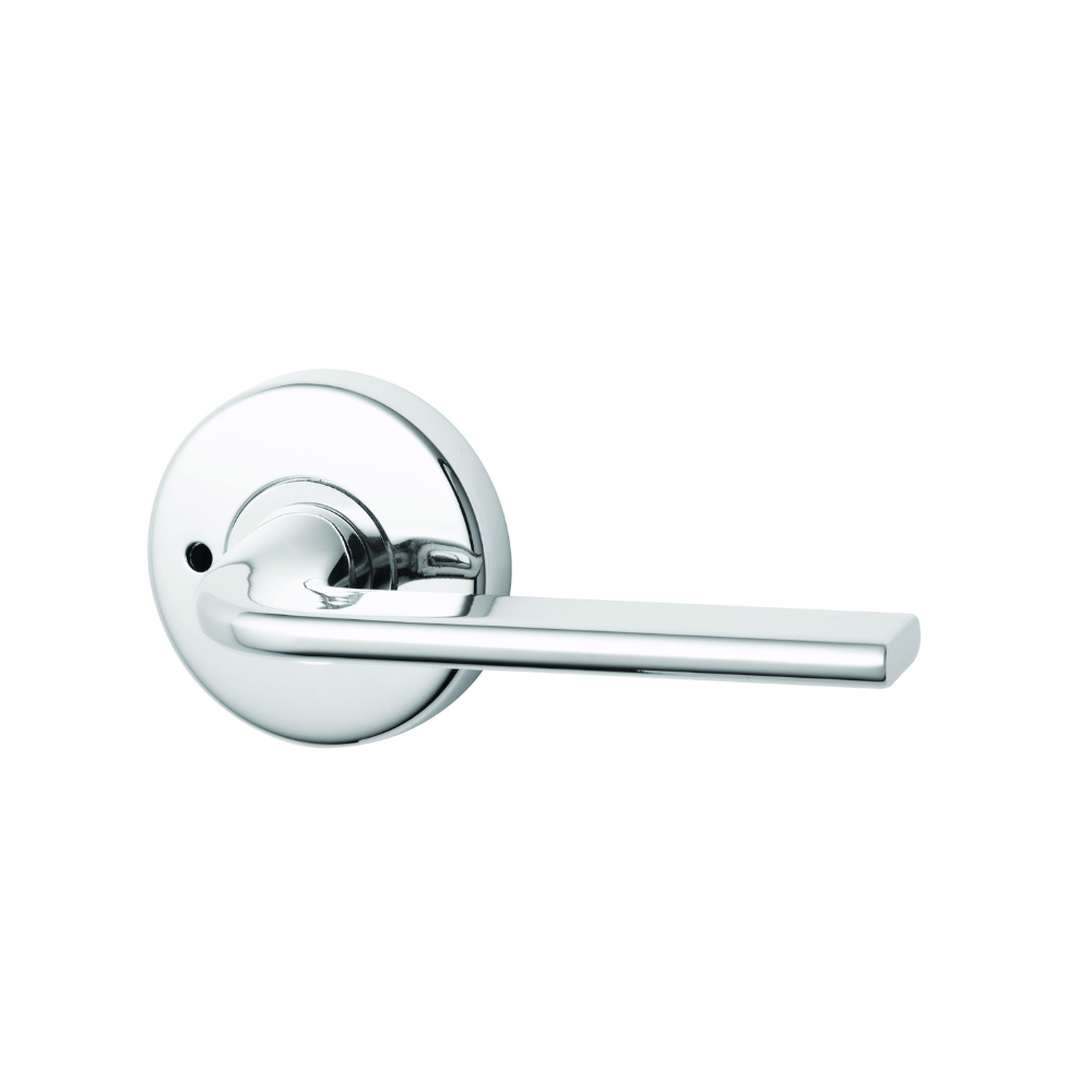 Lockwood Velocity Privacy Set with Glide Lever - Chrome Plate